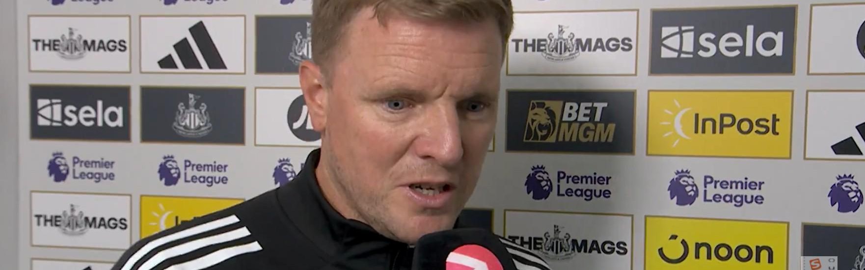 埃迪-豪：我们希望伊萨克留下来并且说他愿意上场