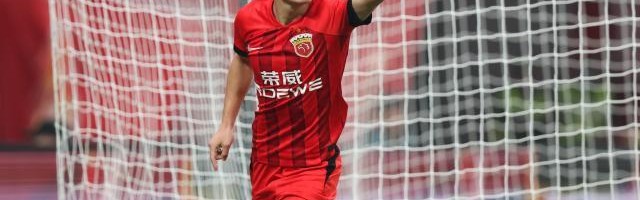 武磊造4球助海港大胜 追平艾克森并列历史射手王