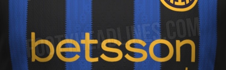 开云体育入口-外媒透露下赛季国米主场球衣设计：蓝黑条纹+锯齿，金黄色队徽